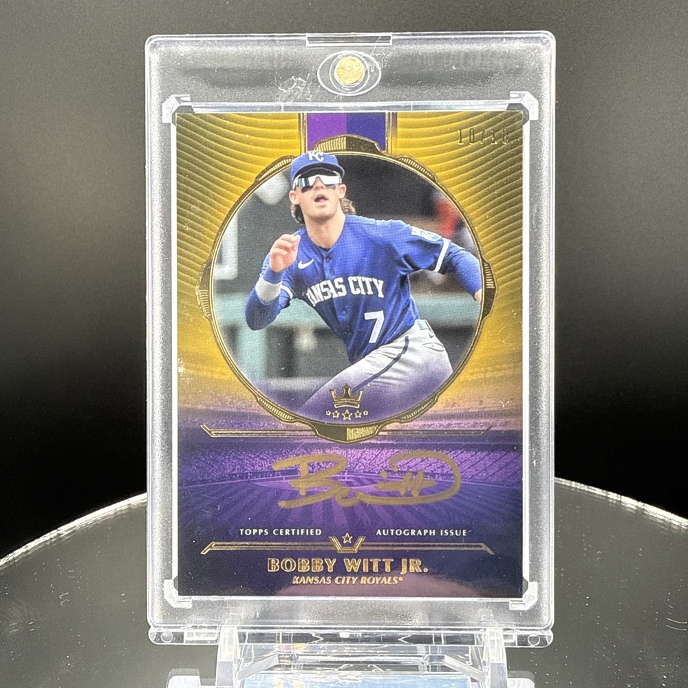 2023 Topps Five Stars Royalty Bobby Witt Orange GOLD Autograph #10/10 SSP Royals